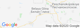 Belaya Glina map